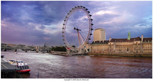 Фотография Великобритании. London Eye by Day