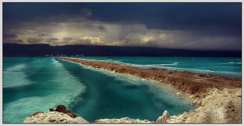 Фотография Израиля. Мертвое море. За два мгновения до грозы