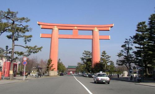 Фотография Японии. ворота в Киото